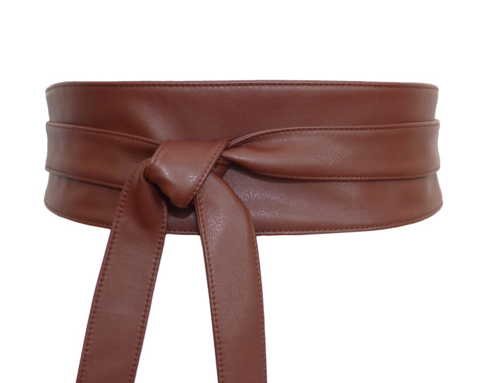 Cuir Synthétique Ceinture Obi Cuir Ceinture Femme Large Pour Robe