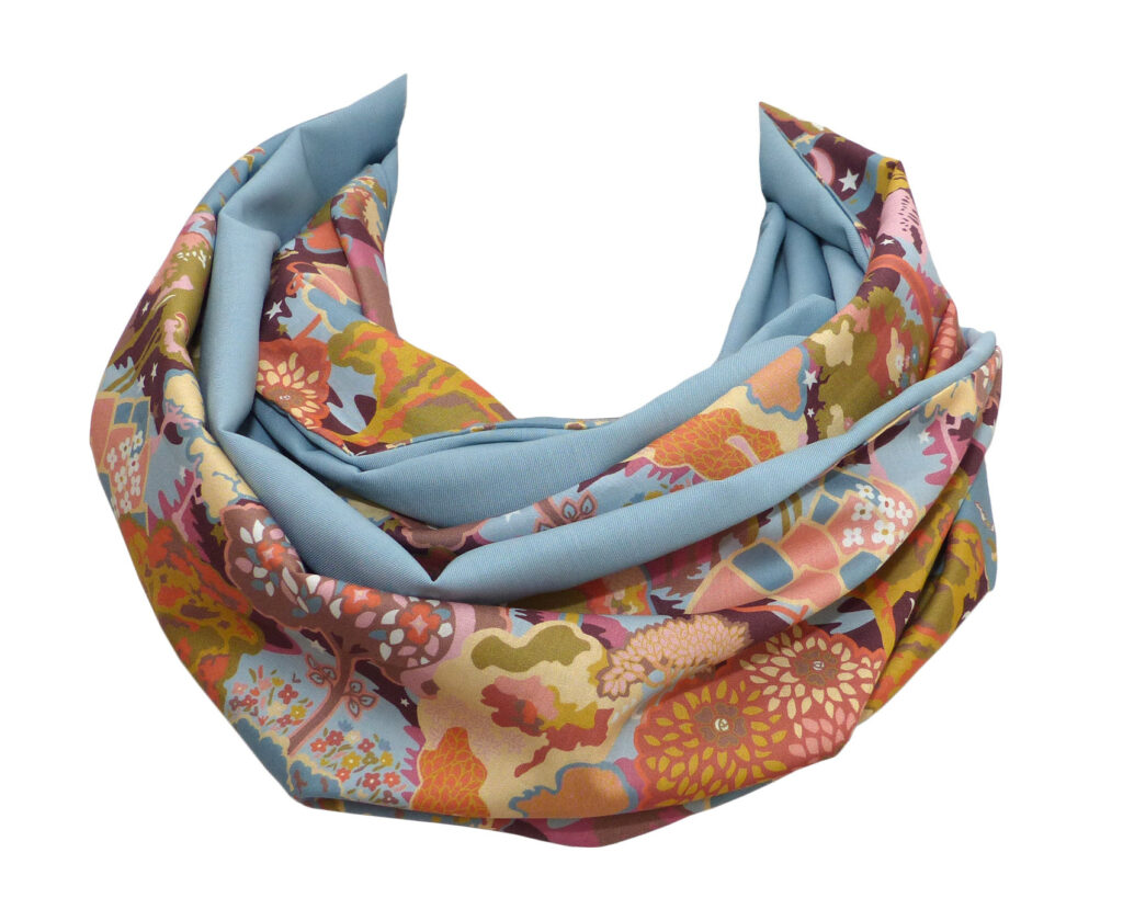 Écharpe Loop Unie Coton été – Motif Ancre Rayures – Femme – Stern Loop