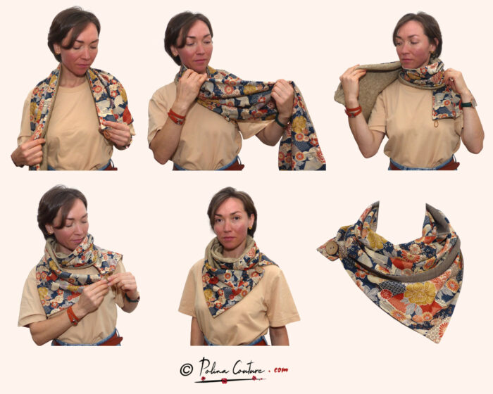 Un Foulard Autour Comment Porter Une Ã©charpe En Soie Carré De