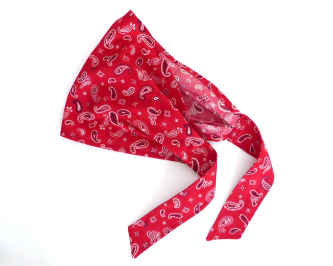 Foulard Bandana Foulard Rouge Feria Cachemire Rouge YHIJSR - Carré Bandana Grande Taille
