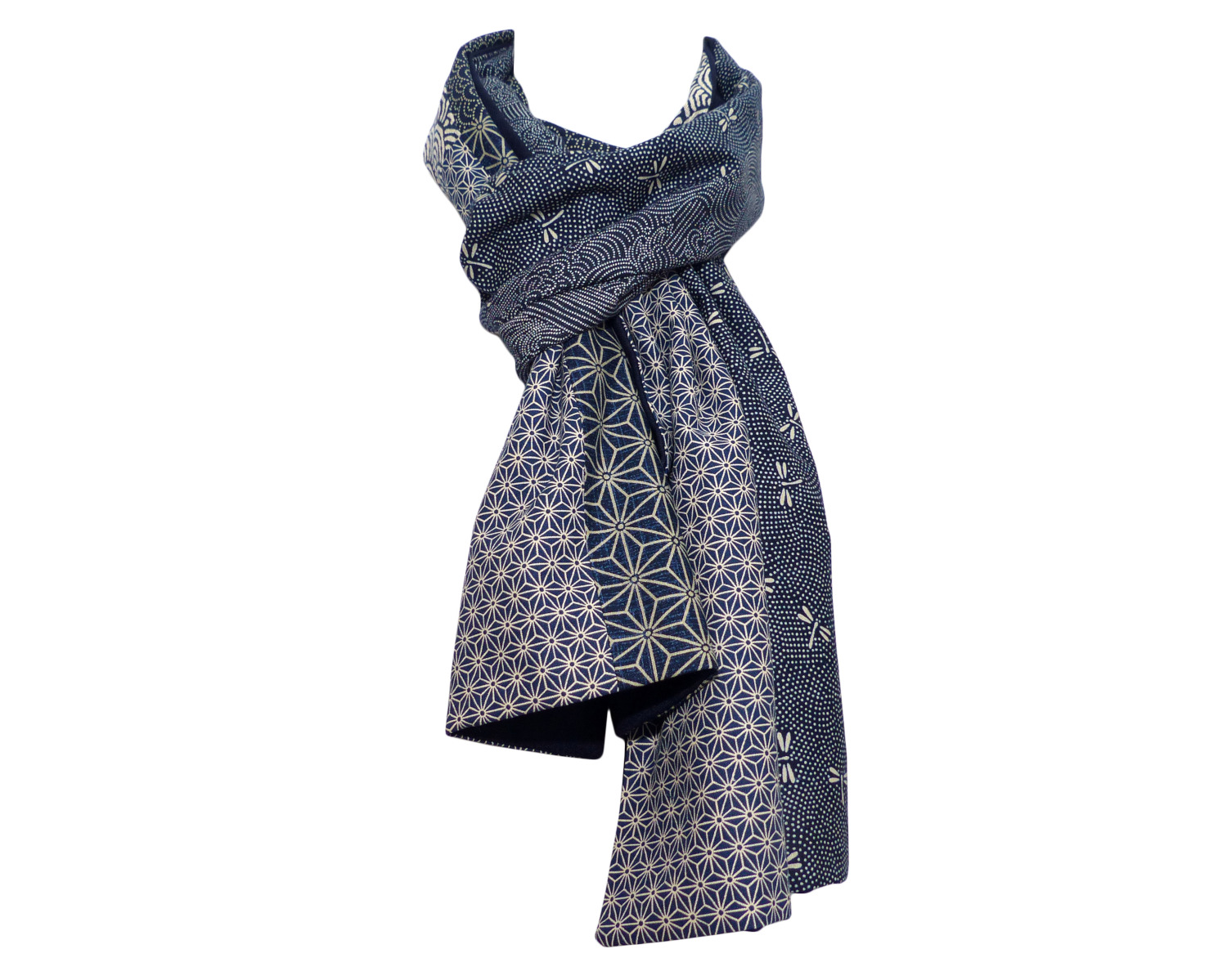 Écharpe En Coton Et Lin De Couleur Unie Pour Femme Pour Toutes Les